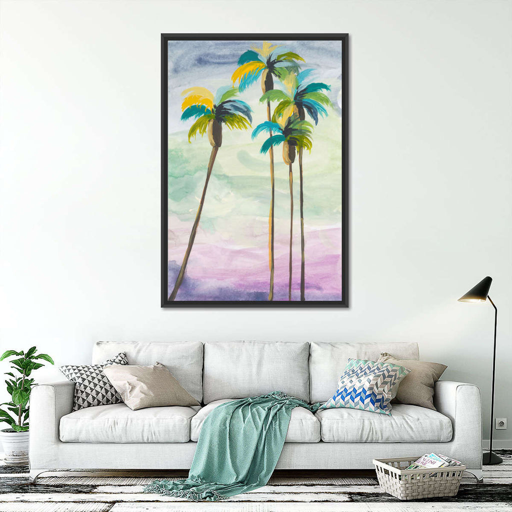 Four Palms II Wall Art | Painting | by Jan Weiss