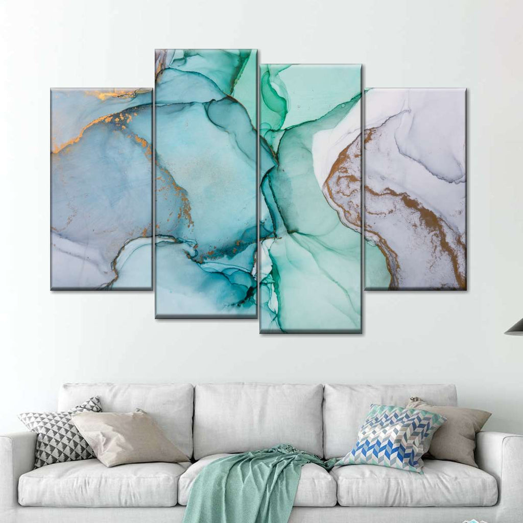 Light Ink Abstract Wall Art | Painting