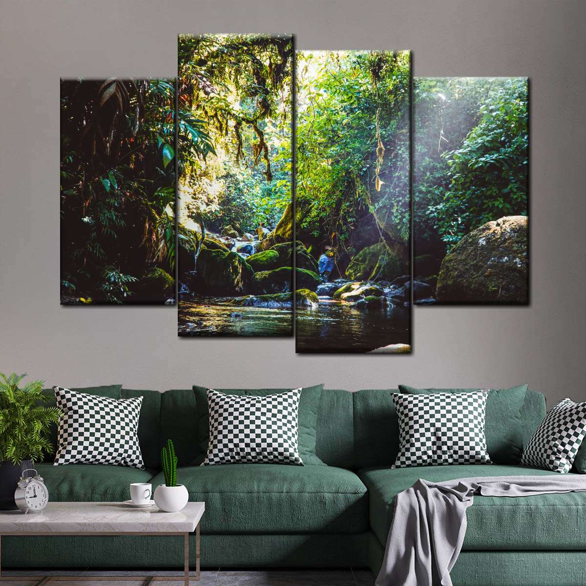 Panama Rainforest Multi Panel Canvas Wall Art Elephantstock
