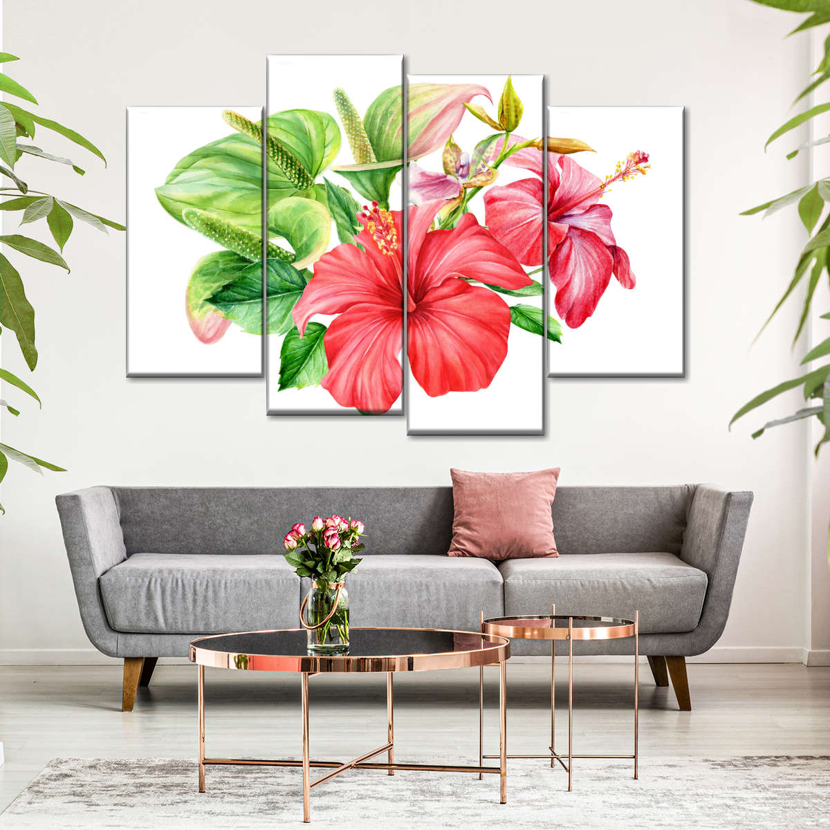 Hibiscus Bouquet Wall Art: Canvas Prints, Art Prints & Framed Canvas