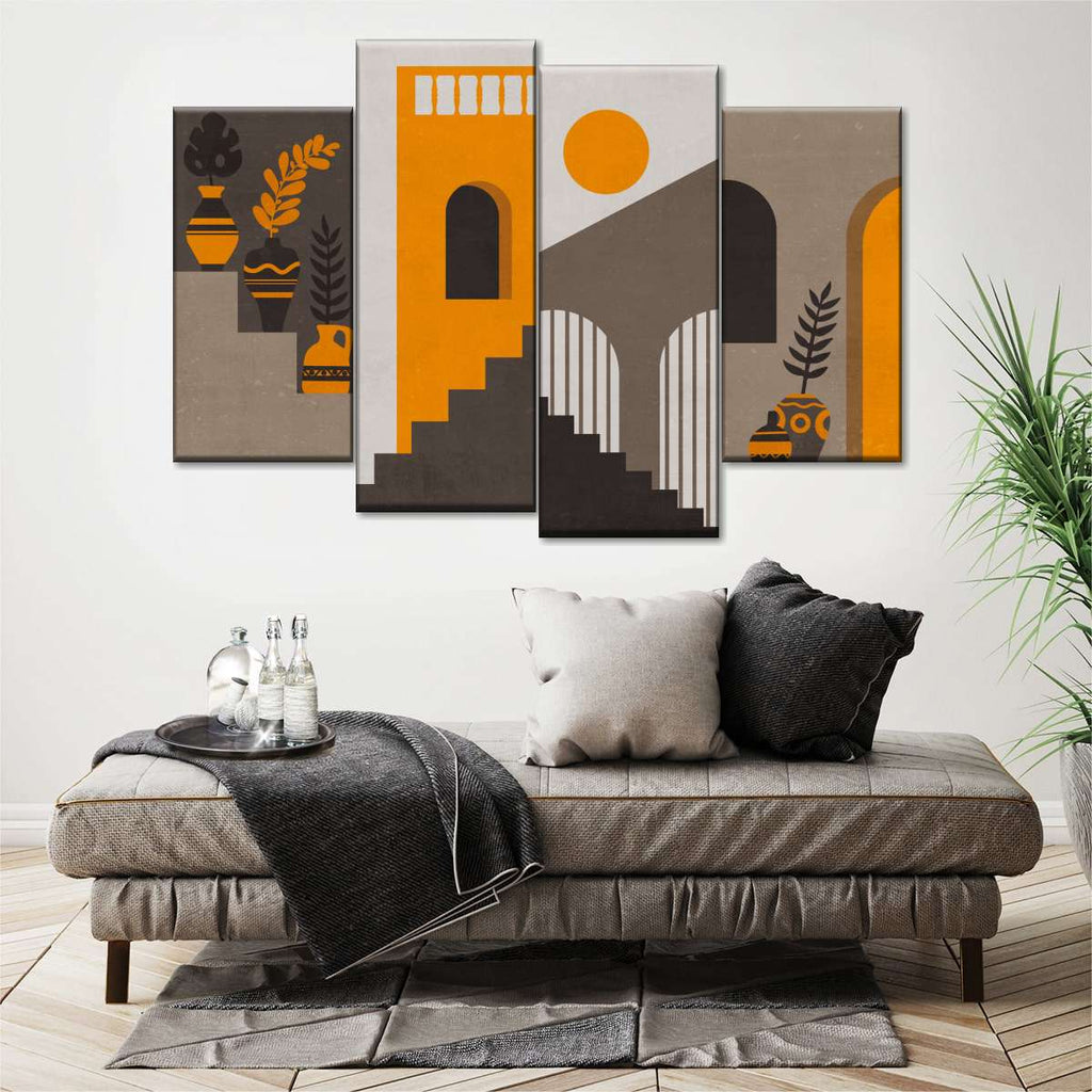 Minimalist Abstract Architecture Wall Art | Digital Art