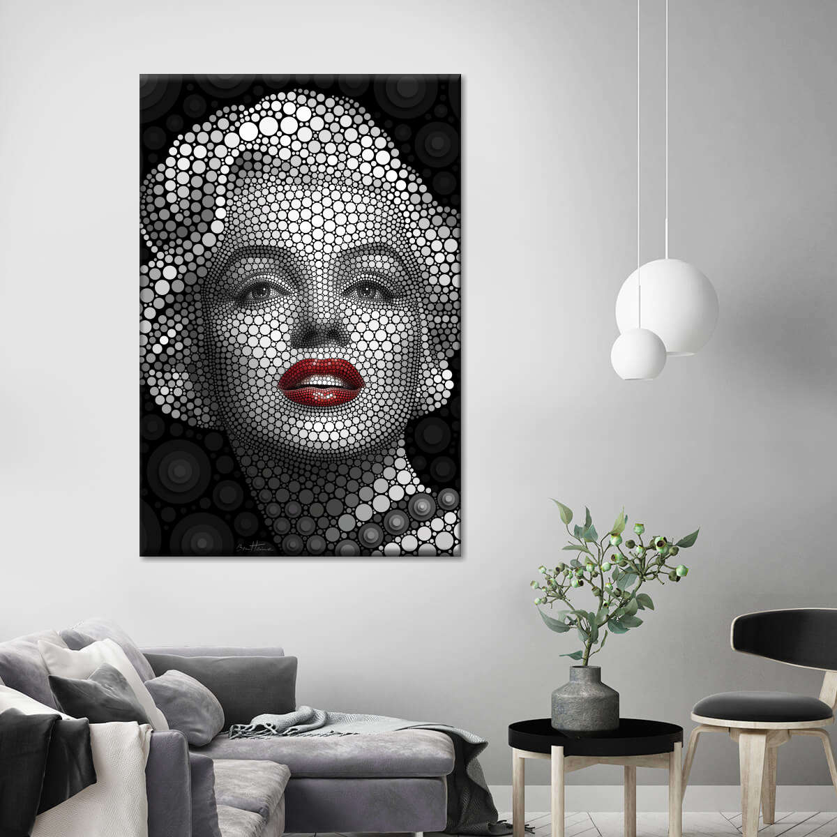 Digital Marilyn Monroe Multi Panel Canvas Wall Art