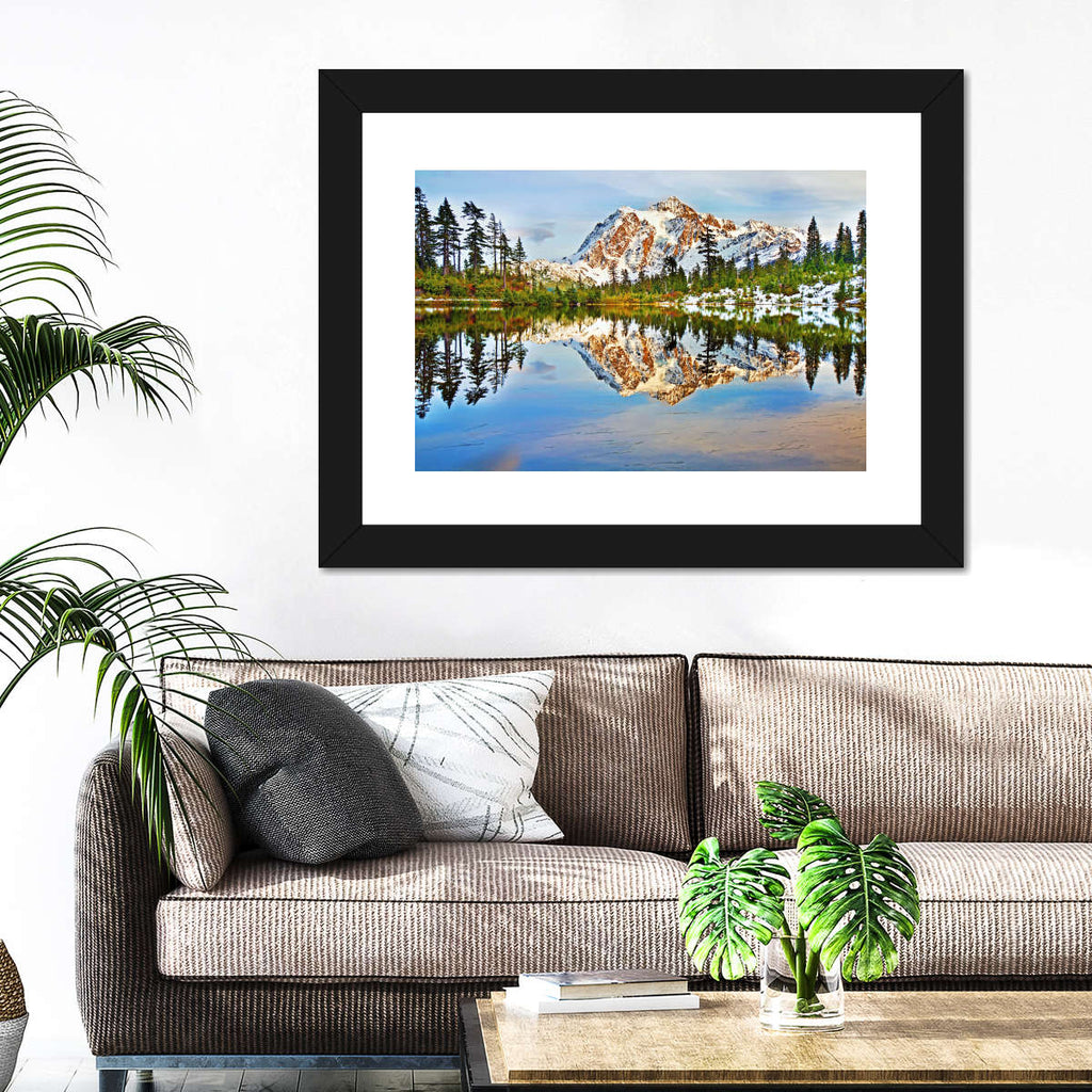 Shuksan Mountain Scene Wall Art | Photography