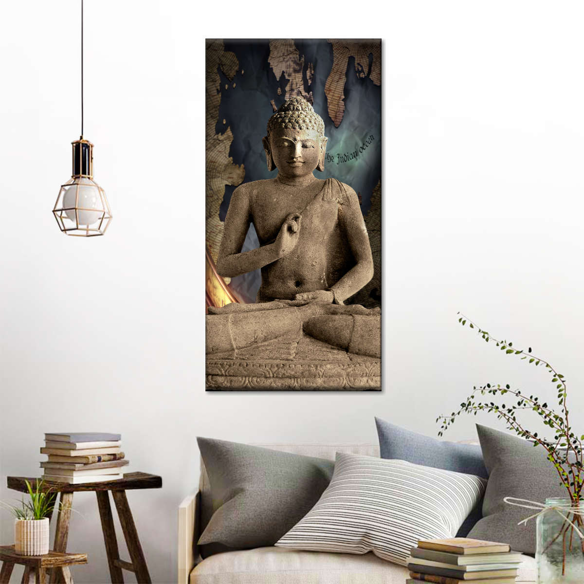 Celestial Buddha Canvas Wall Art Elephantstock