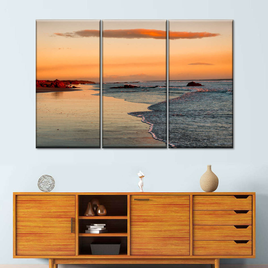 Leon Beach Sunset Wall Art | Photography