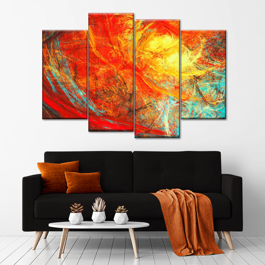 Abstract Flame Wall Art | Digital Art