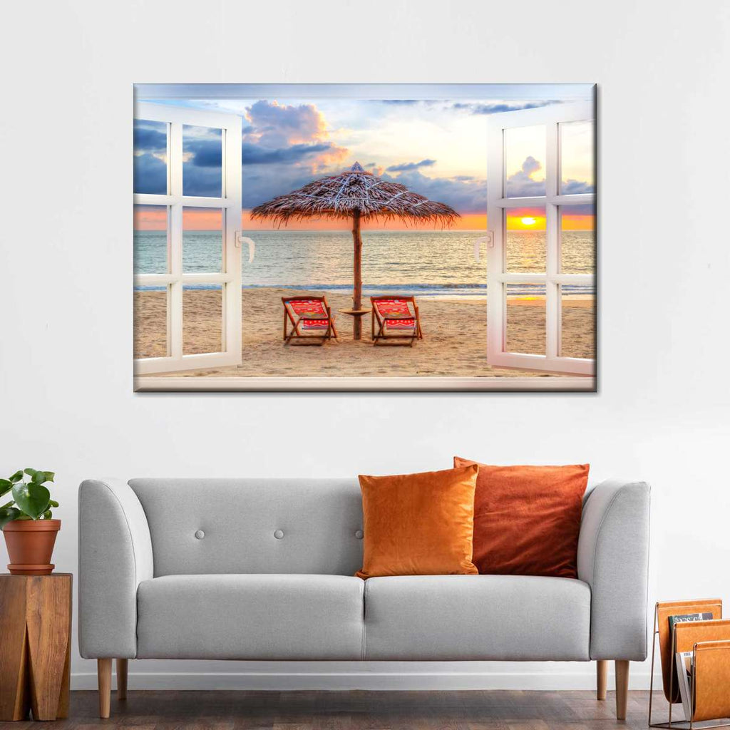 Window To Summer Beach Wall Art | Photography