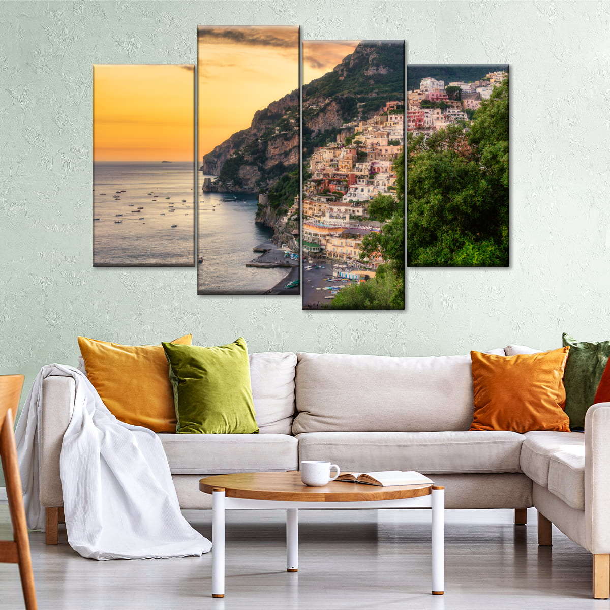 Positano Seaside Town Wall Art: Canvas Prints, Art Prints & Framed Canvas