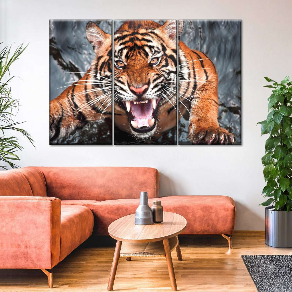 Famous Tiger Fury Wall Art | Photography