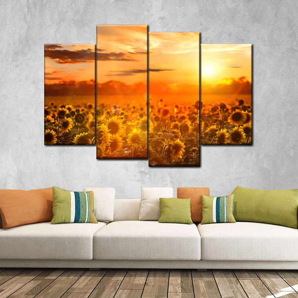 Yellow Sunset Wall Art | Photography