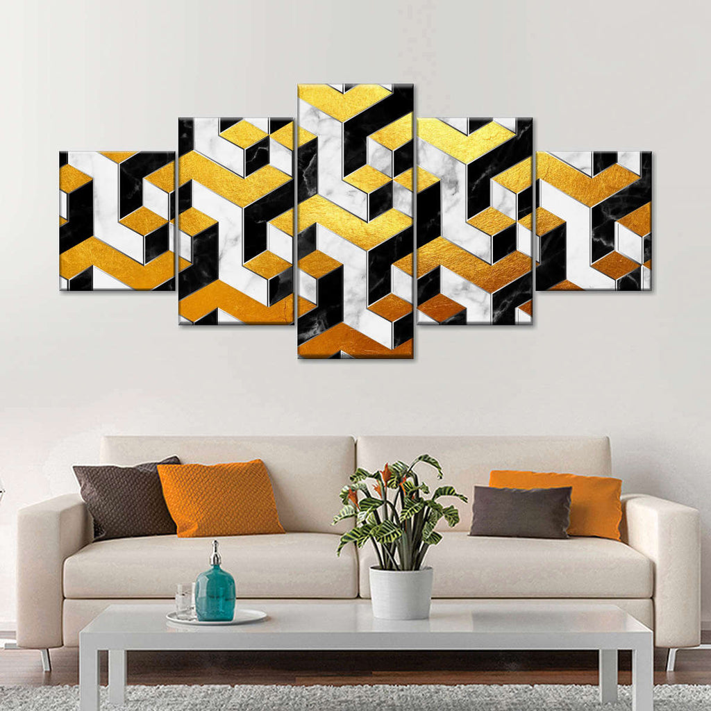 Geometric Illusion Wall Art | Digital Art