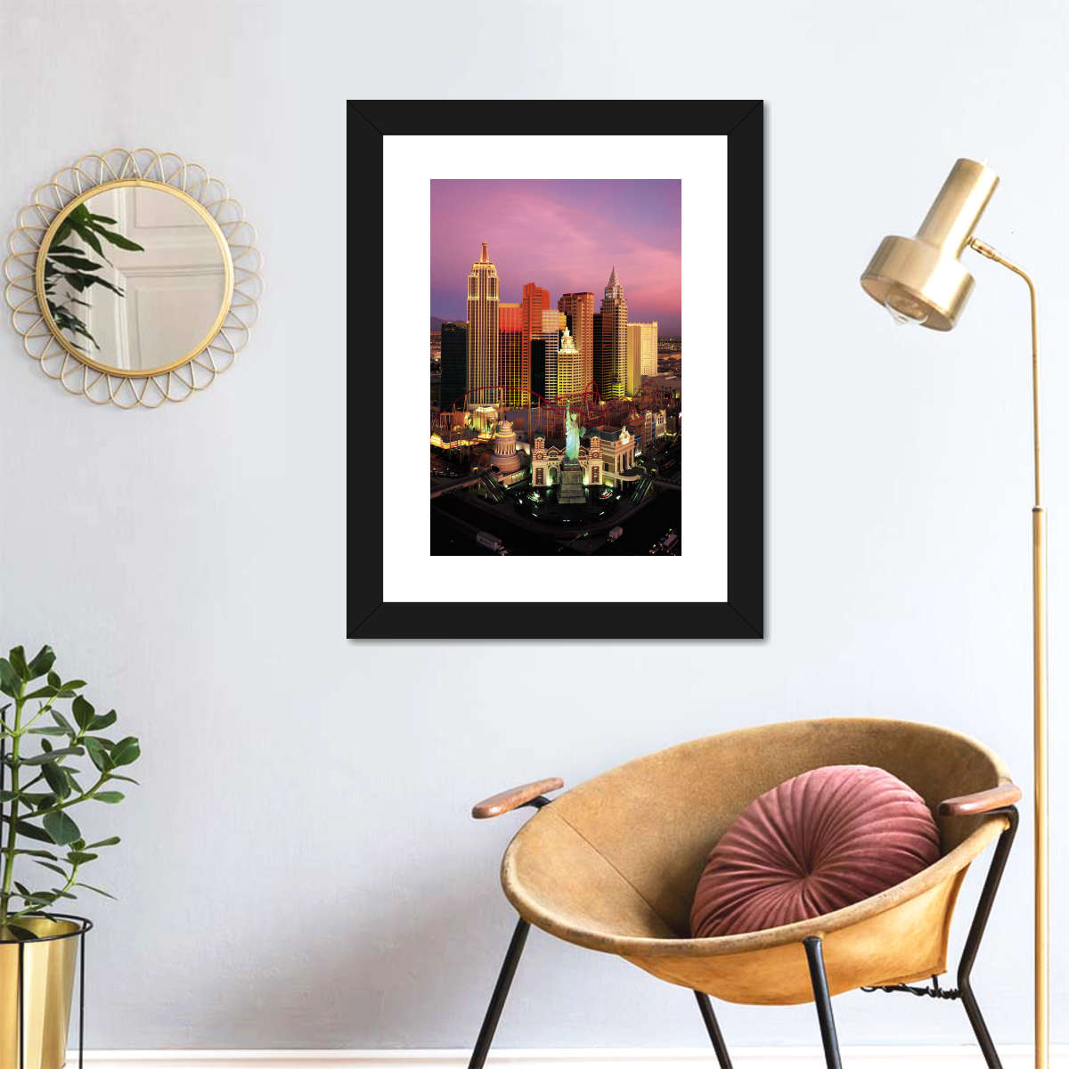 Las Vegas Print Canvas Wall Art Set