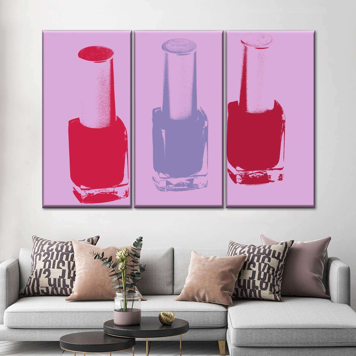 Amazon.com: 3 Pieces Perfect Nails Quote Wall Art Picture Beauty Salon Canvas  Painting Blue Makeup Print Poster Nail Polish Home Decor: Posters & Prints