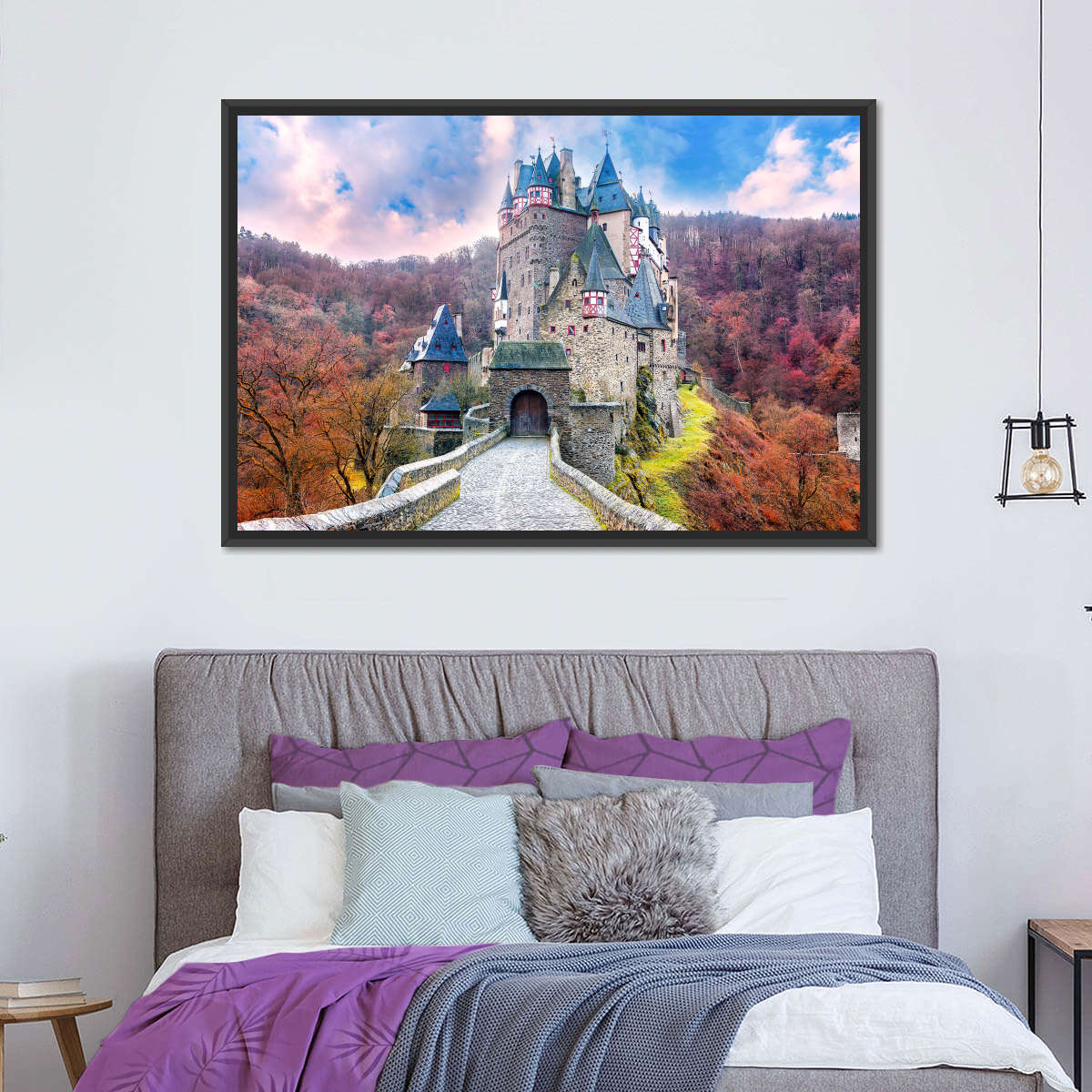 Fairy Tale Castle Multi Panel Canvas Wall Art | ElephantStock