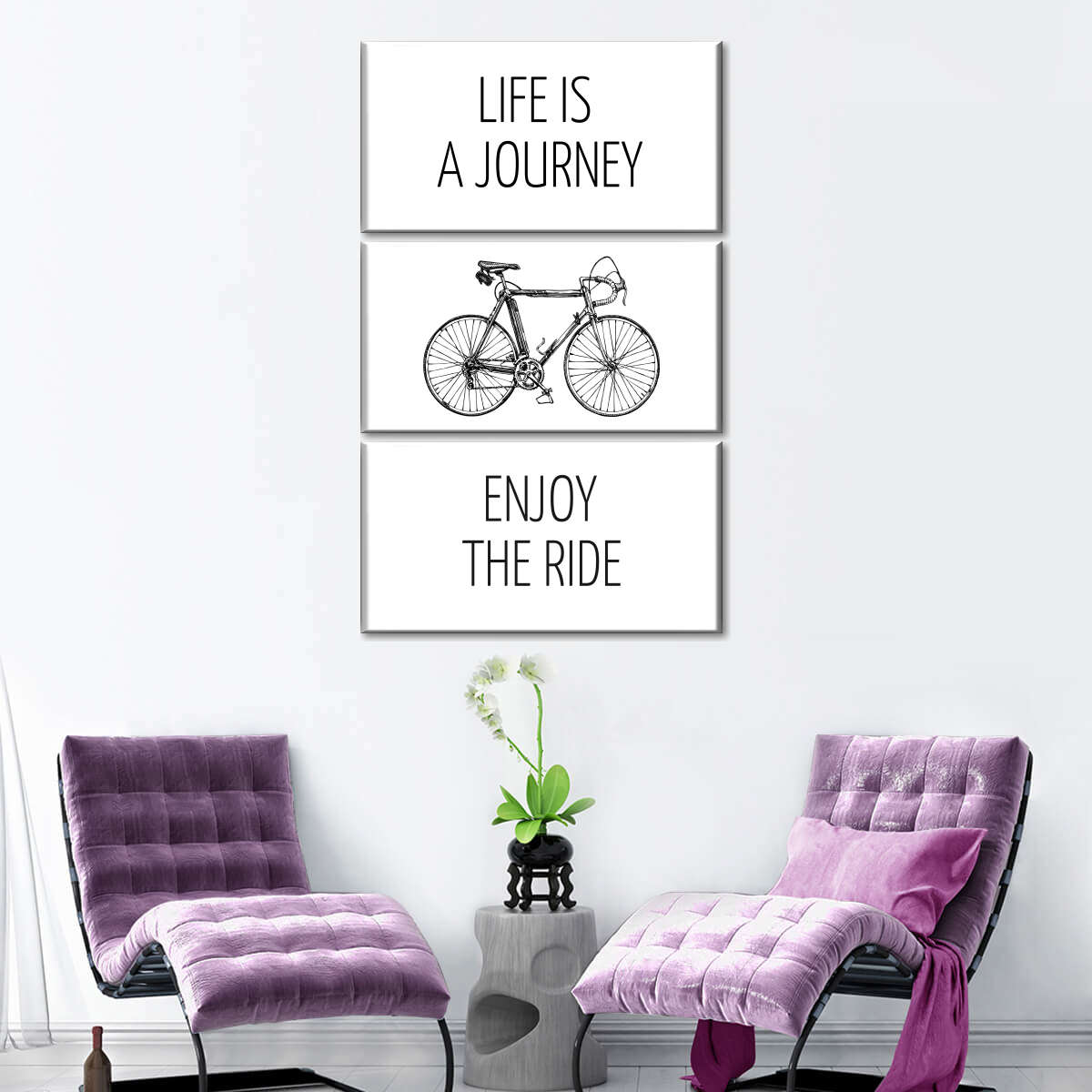 Wall Art - Life Is a Journey, Enjoy the Ride