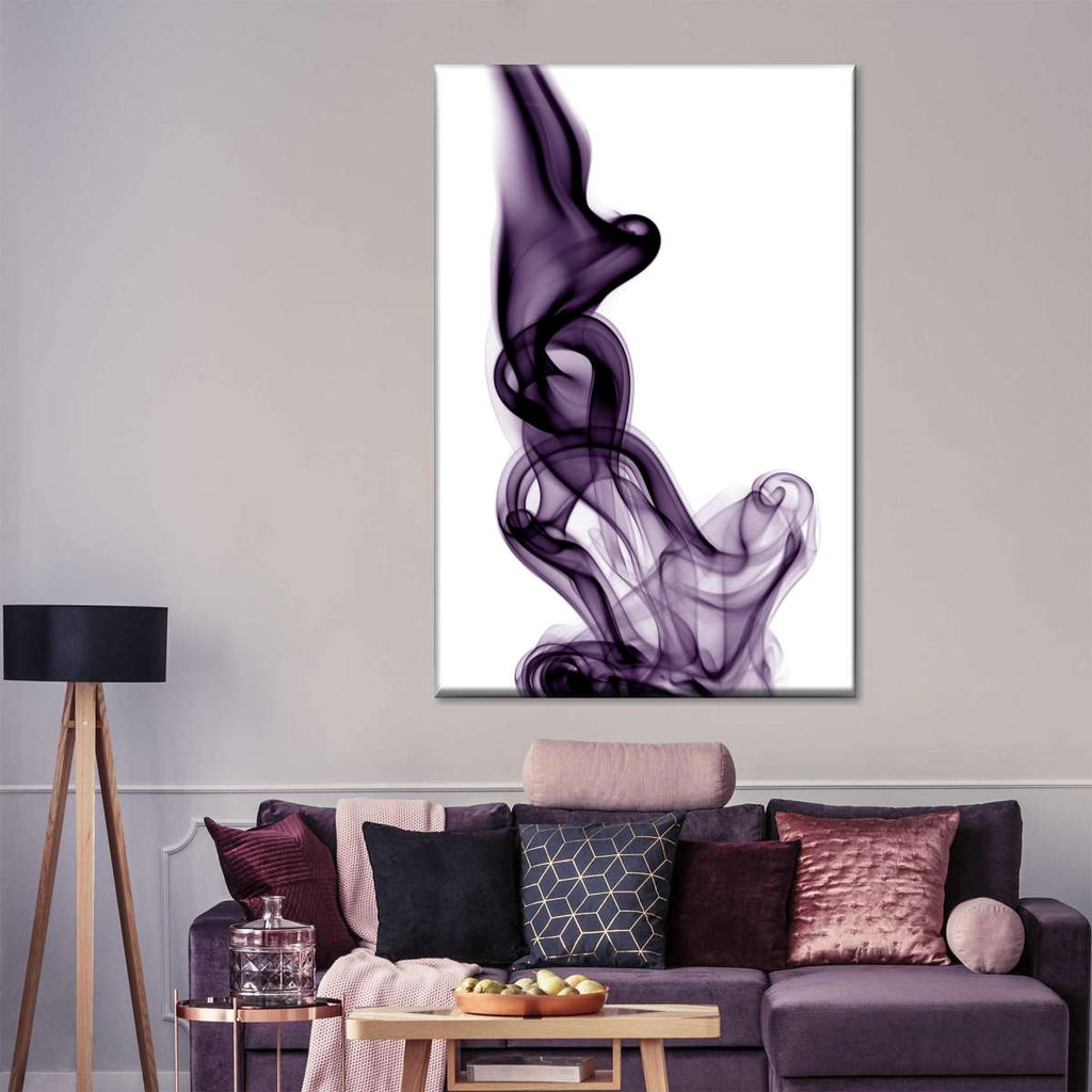Purple Smoke Wall Art | Digital Art | by PhotoINC Studio