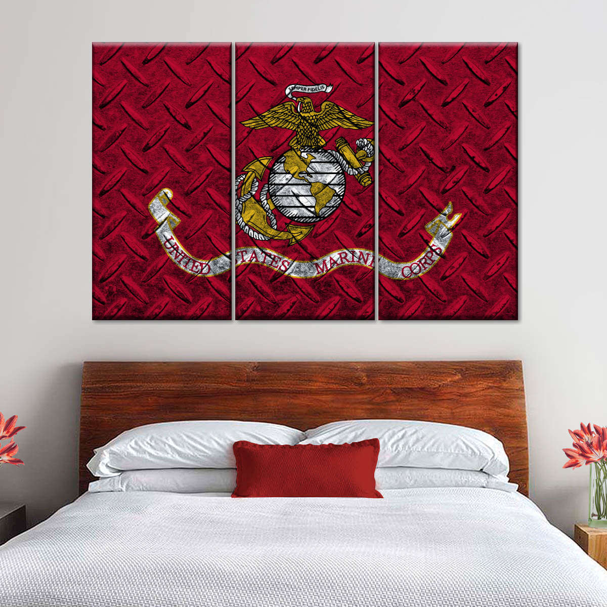 Usa Marine Corps Multi Panel Canvas Wall Art Elephantstock