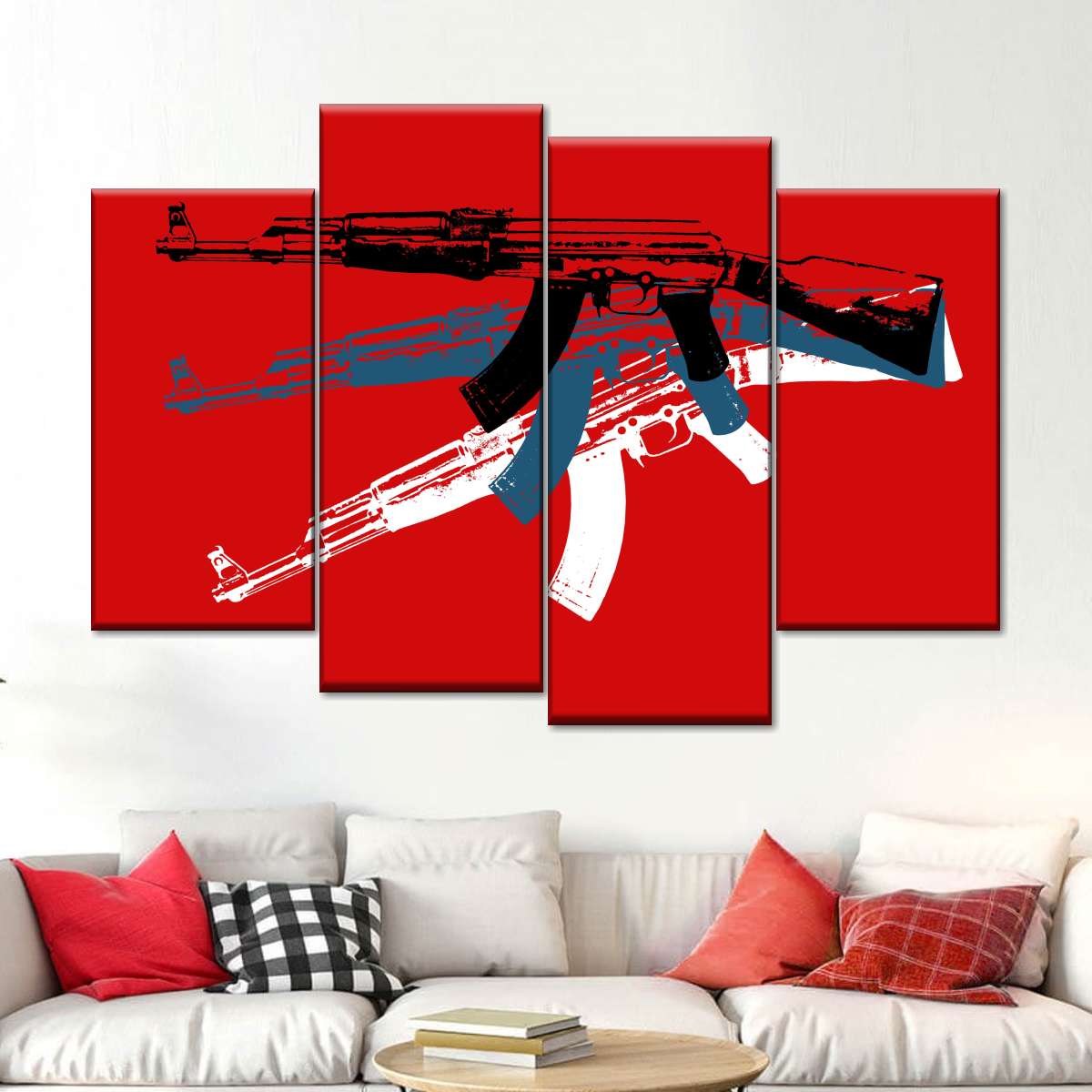 abstract gun art