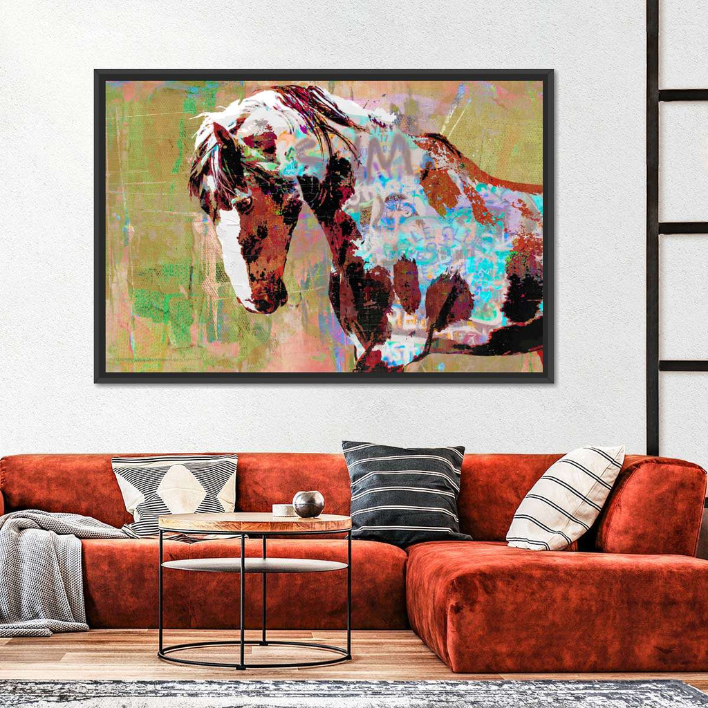 Picasso The Famous Wild Mustang Wall Art Digital Art By Stephen Chambers 4624