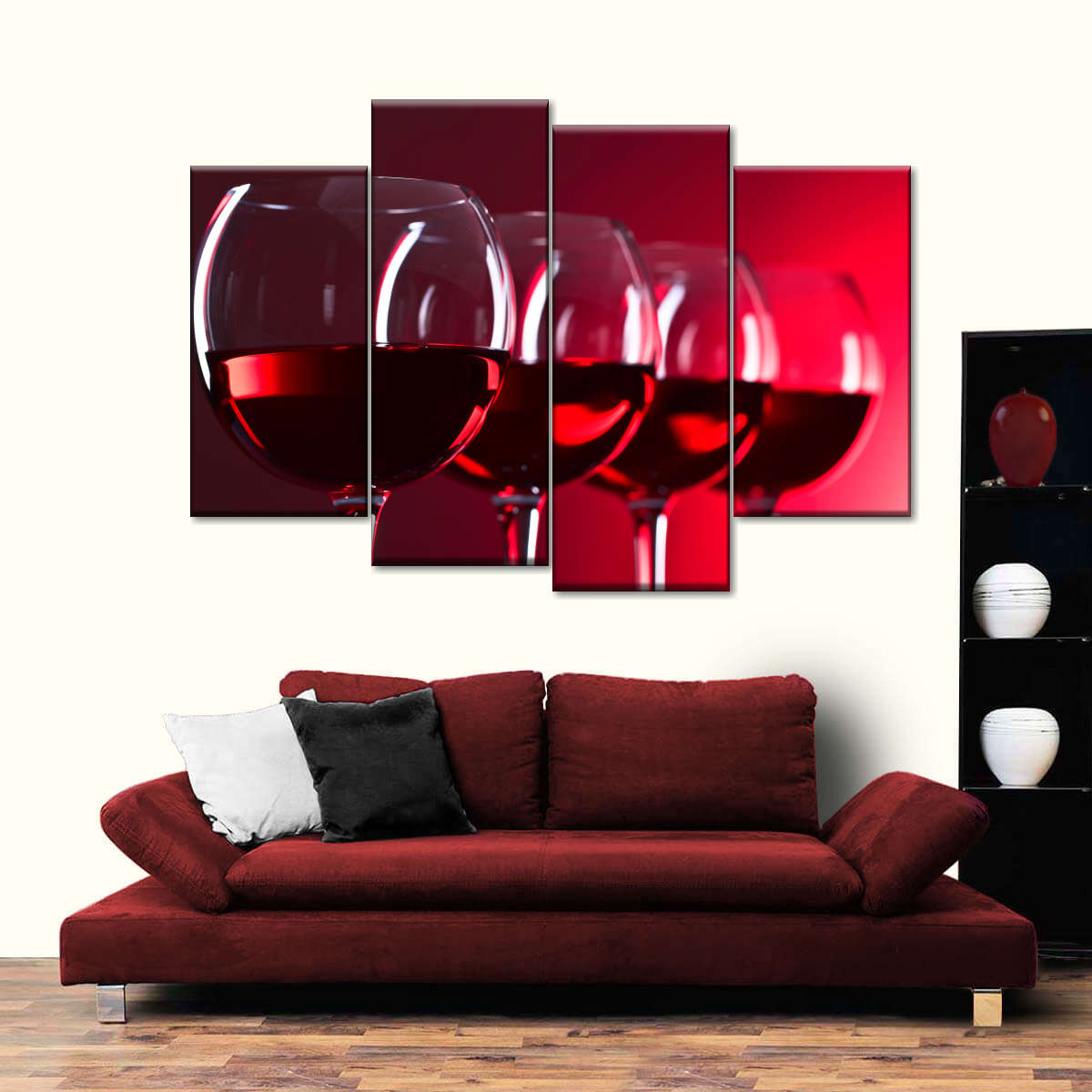 Row Of Red Wine Wall Art: Canvas Prints, Art Prints & Framed Canvas