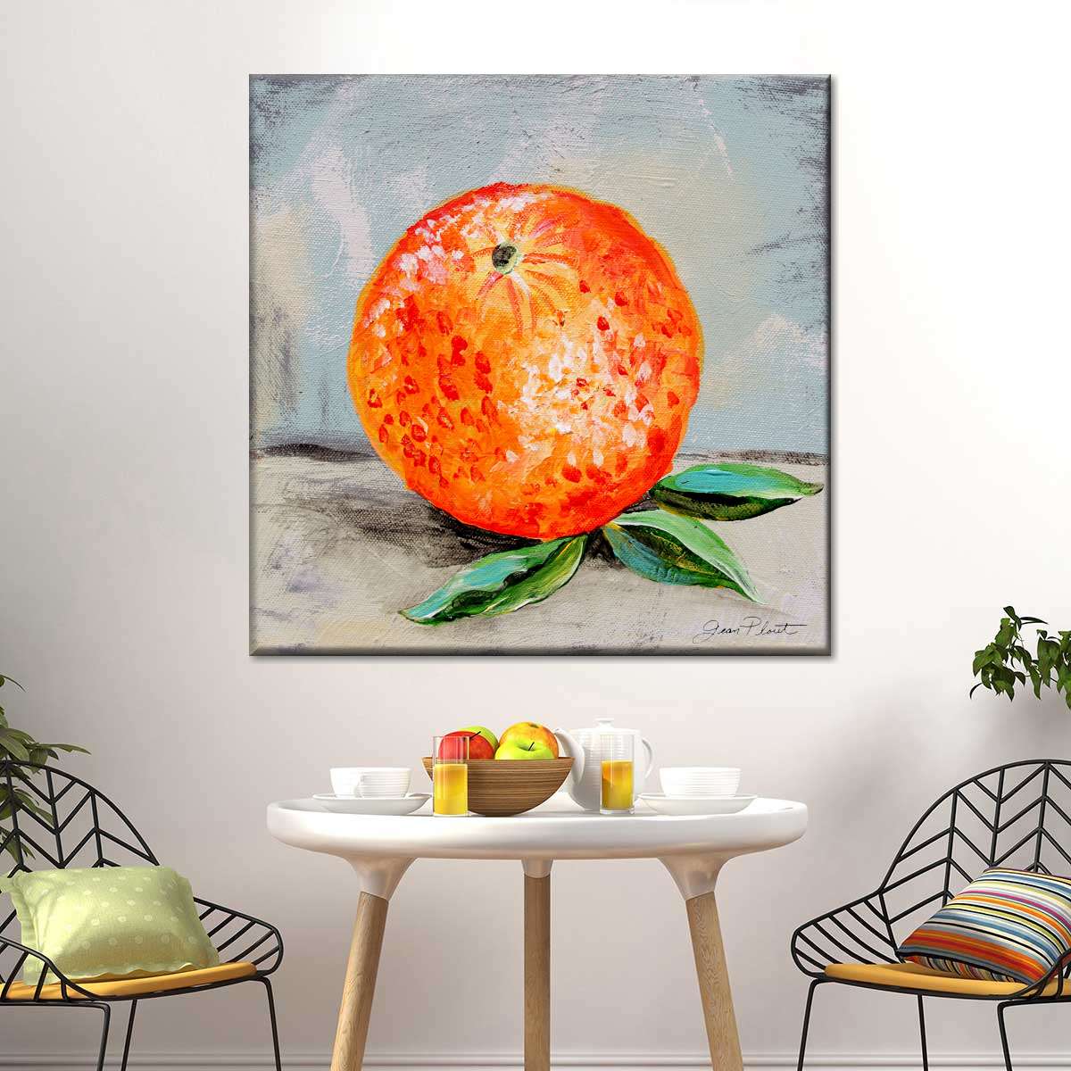 abstract fruit paintings