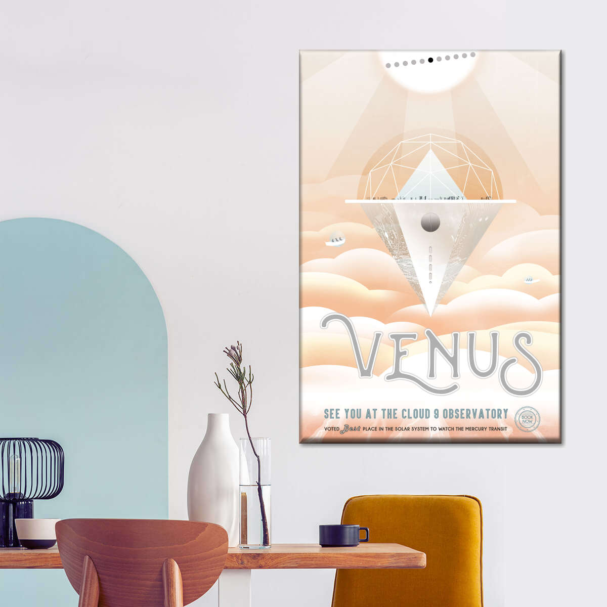 Venus Vintage Print Multi Panel Canvas Wall Art