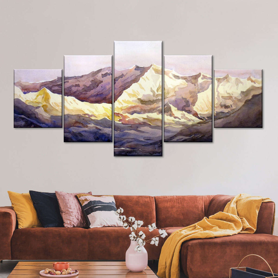 Himalaya Wall Art | Watercolor