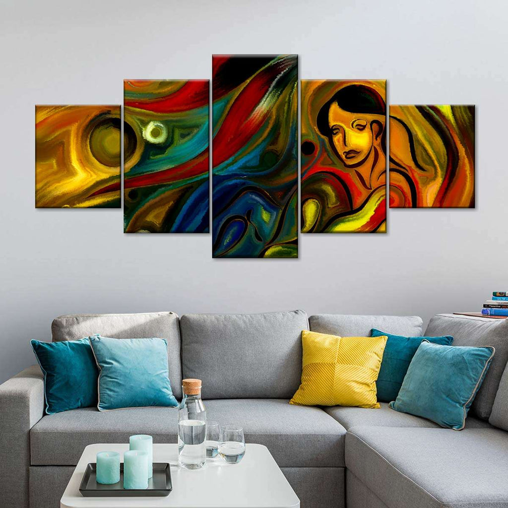 Portrait Abstract Wall Art | Painting