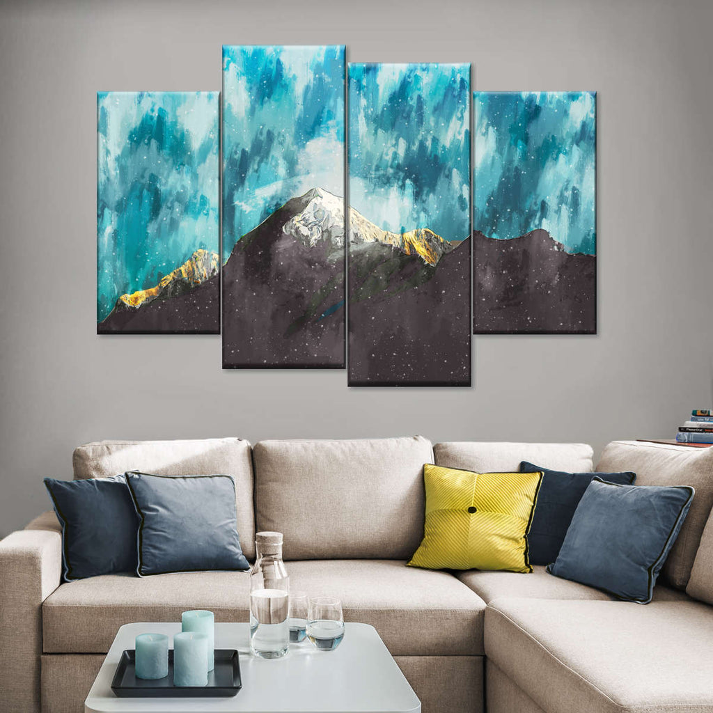 Black Mountains Wall Art | Painting