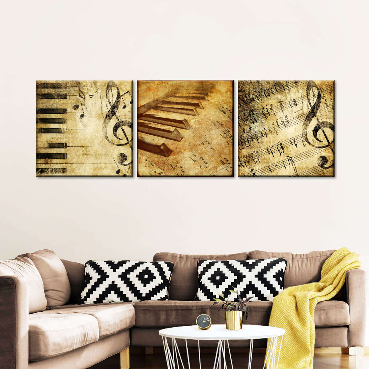 Grunge Music Notes Wall Art: Canvas Prints, Art Prints & Framed Canvas