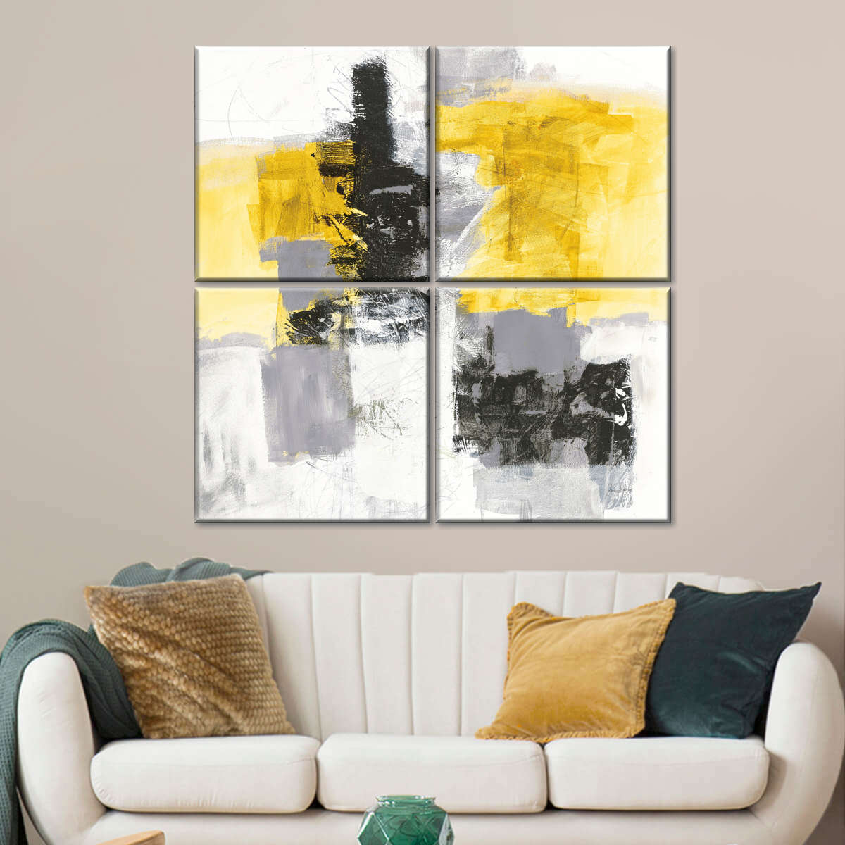 Action Yellow And Black Wall Art: Canvas Prints, Art Prints & Framed Canvas