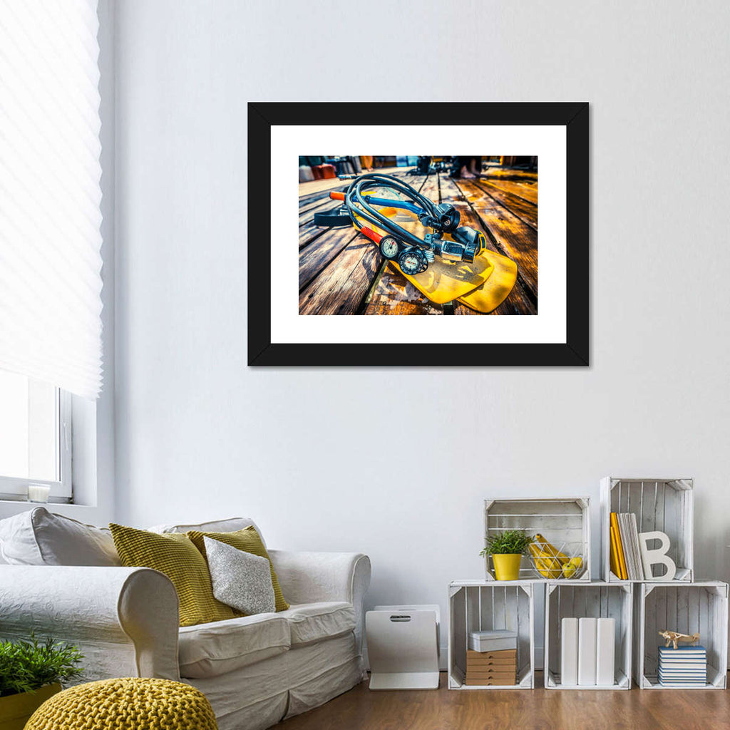 Scuba Diving Equipment Wall Art | Photography