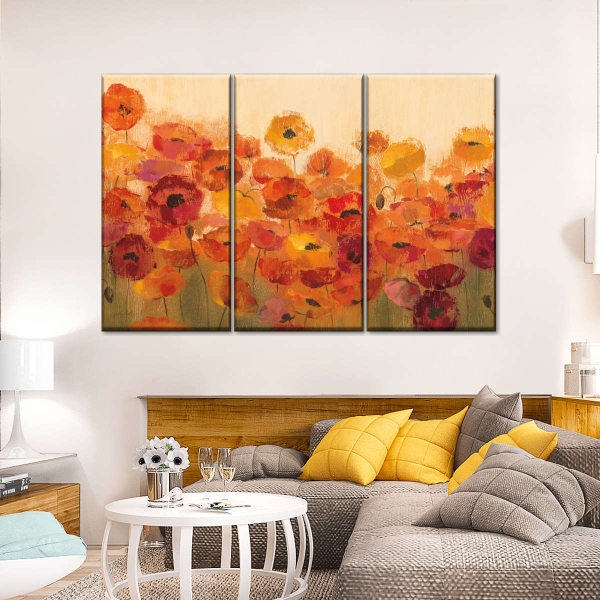 Vibrant Summer Poppies Wall Art: Canvas Prints, Art Prints & Framed Canvas