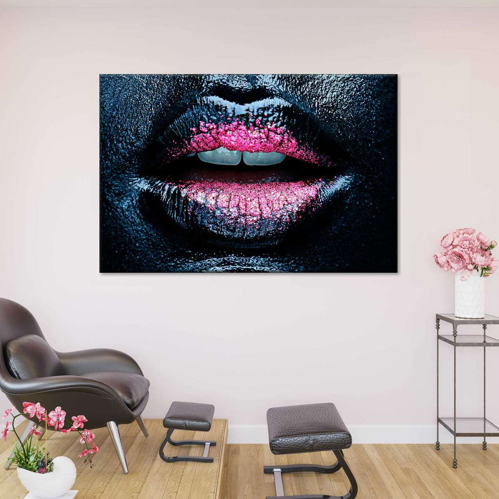 Tar Pink Lips Wall Art | Photography