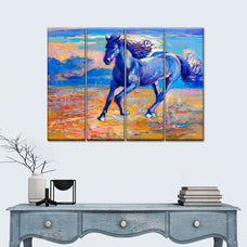 Blue Horse Wall Art | Painting