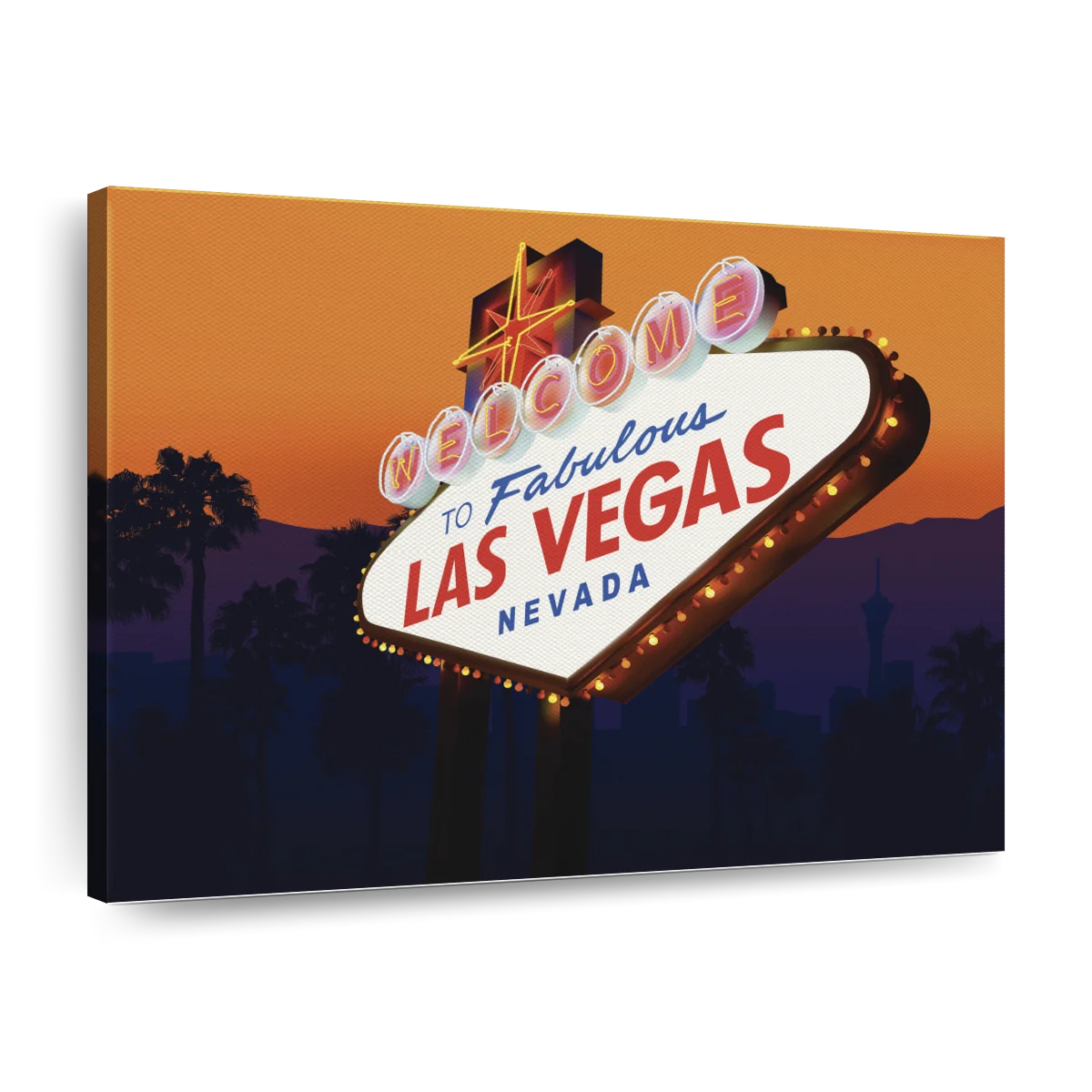 The Iconic Las Vegas Sign Art: Canvas Prints, Frames & Posters