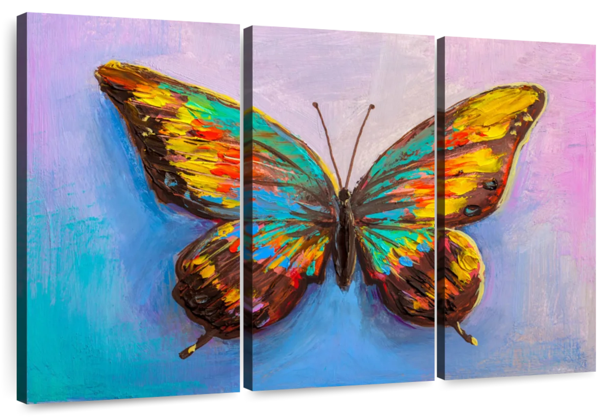 Vibrant Butterfly Painting Wall Art | Painting