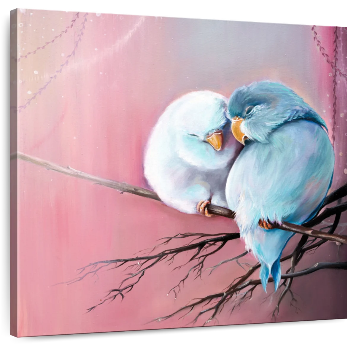 paintings of love birds