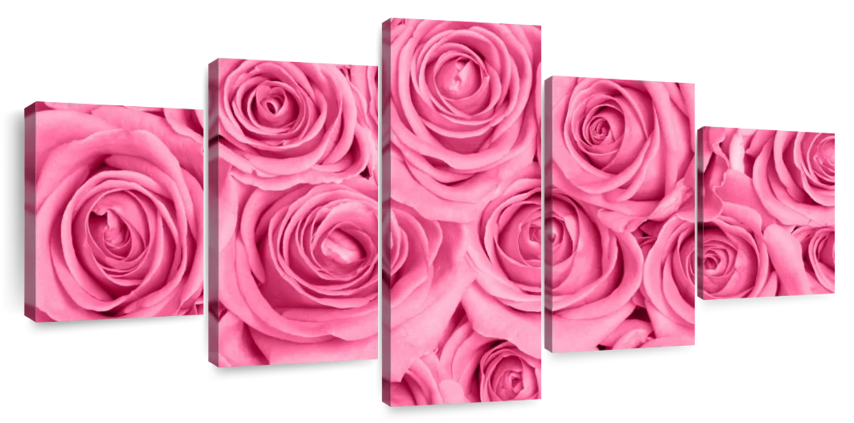 Pink Rose Book Stack Wall Art, Canvas Prints, Framed Prints, Wall Peels