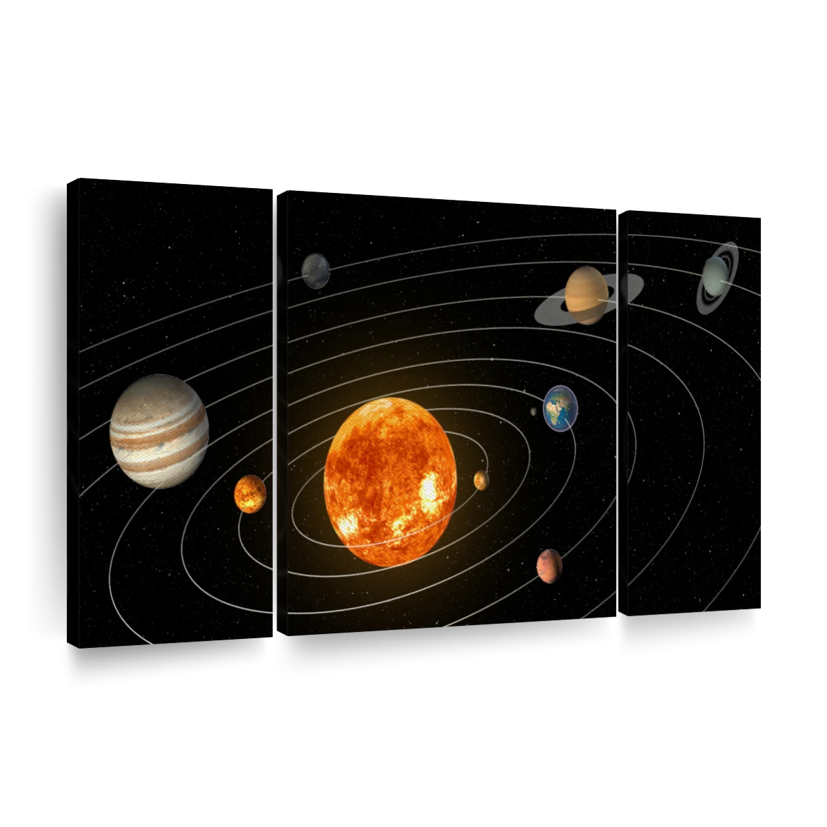 3d solar system orbits