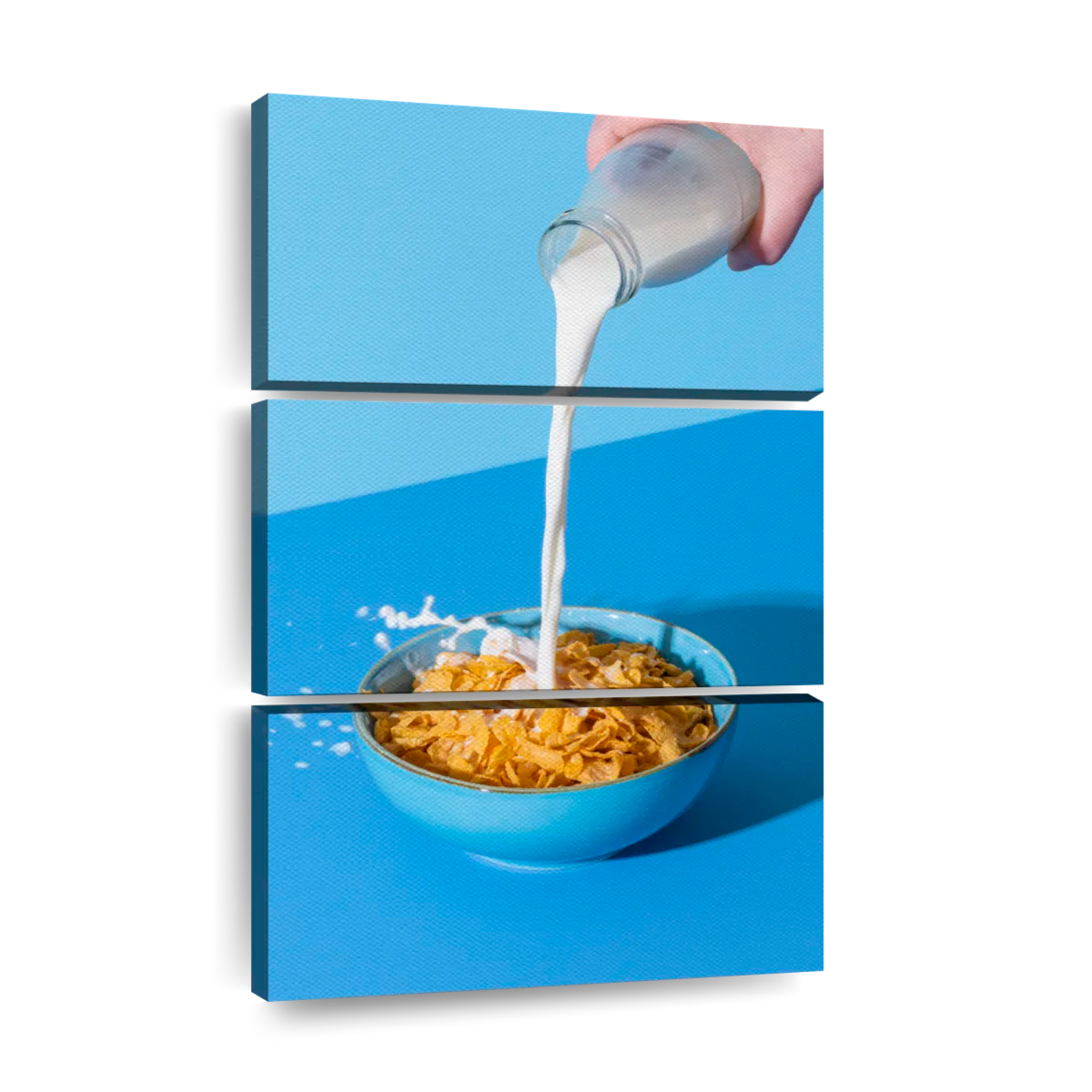 Breakfast Cereals And Milk Art: Canvas Prints, Frames & Posters