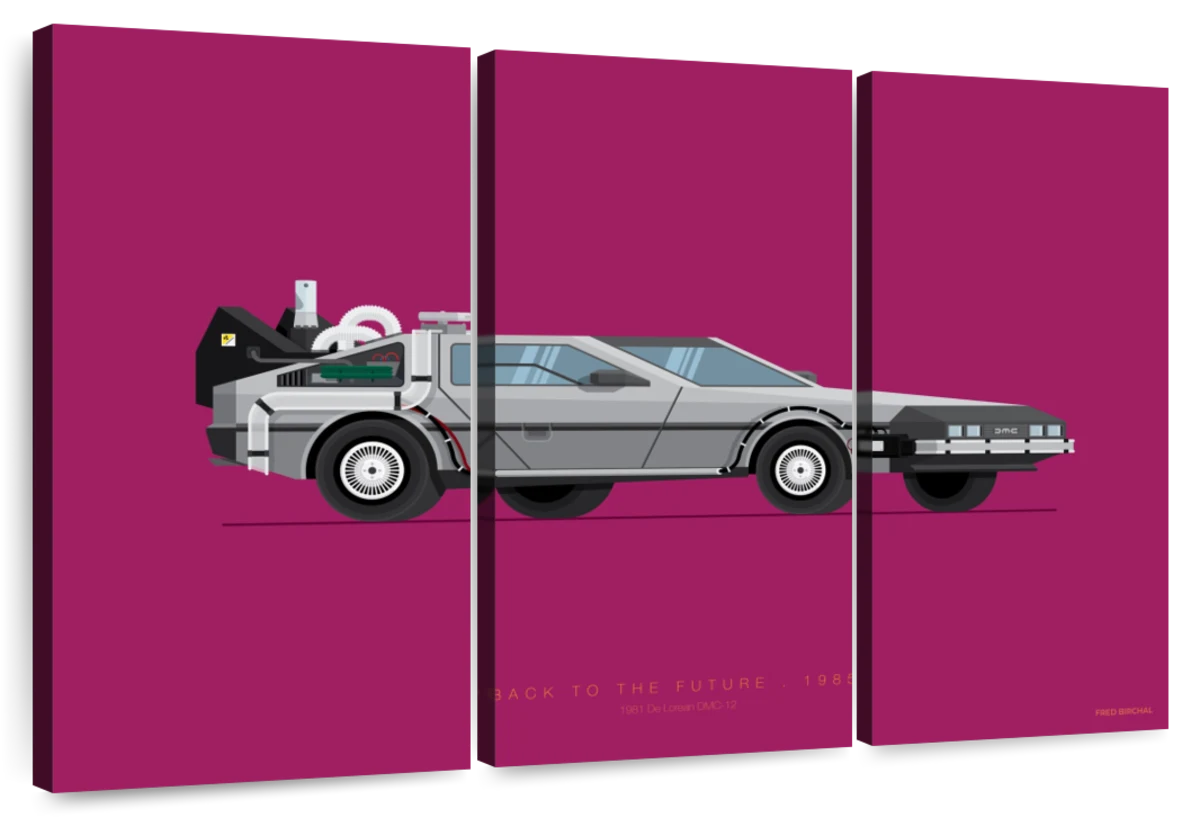 back to the future wall art