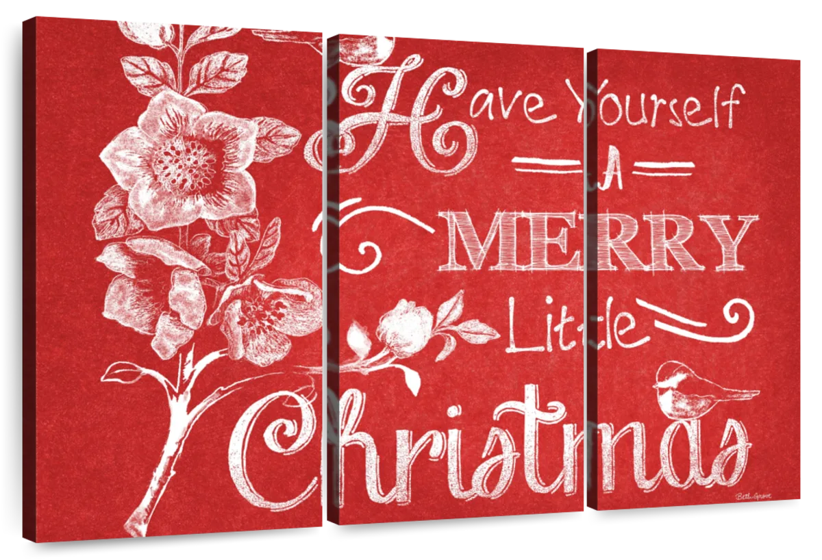 christmas chalkboard wall art