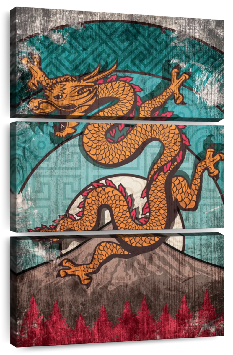 ancient japanese dragon paintings