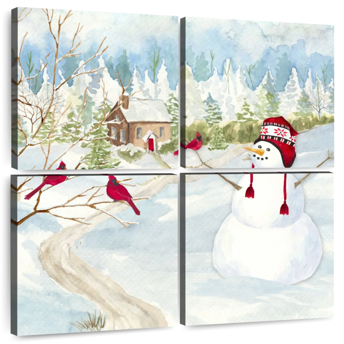 Merry & Bright Snowman Wood Wall Decor – Something Beautiful Cafe