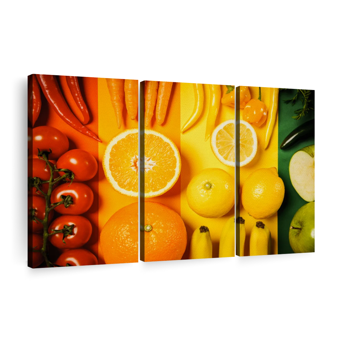 Four Color Food Wall Art | Photography