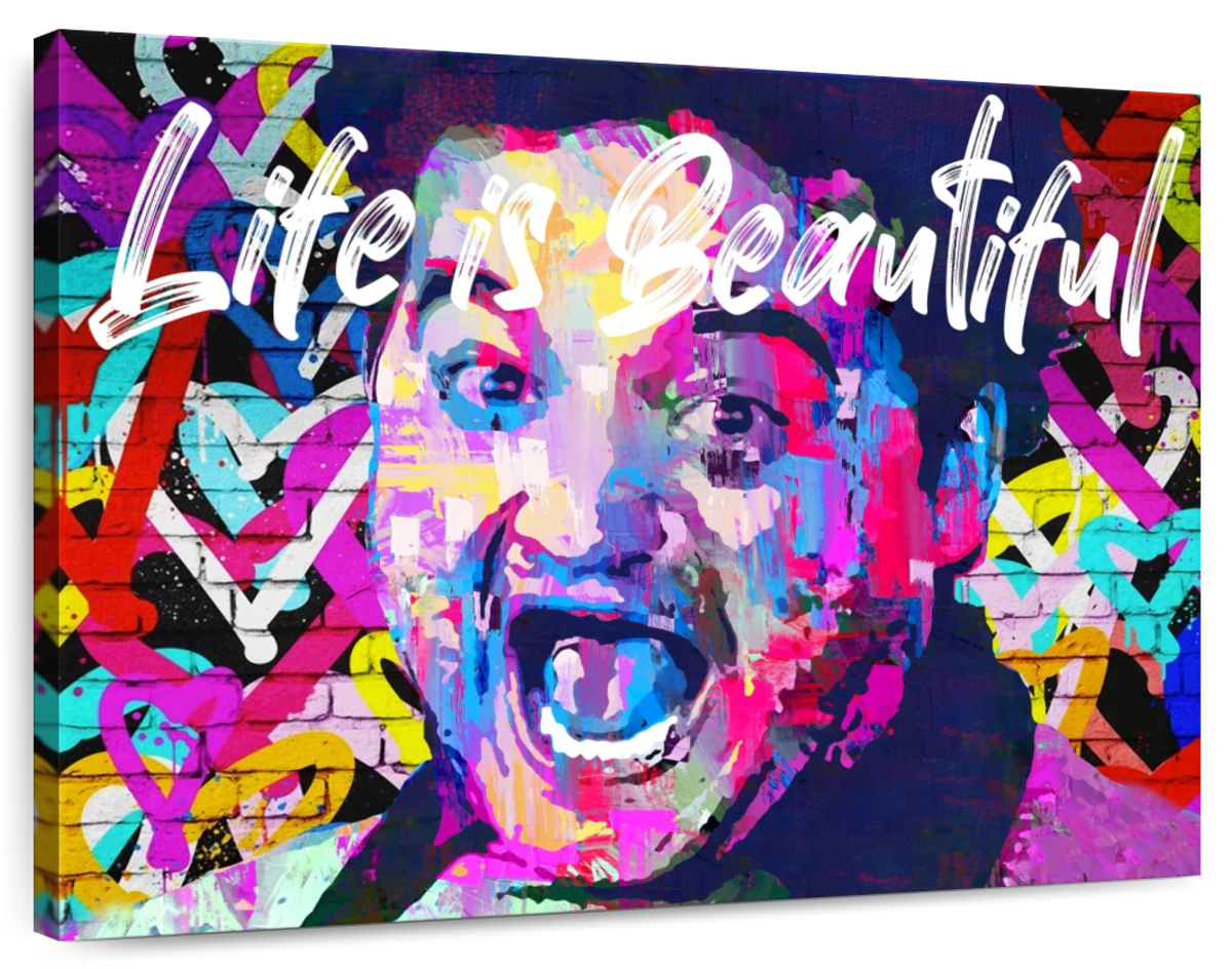 Life Is Beautiful - Art Prints by Tallenge Store