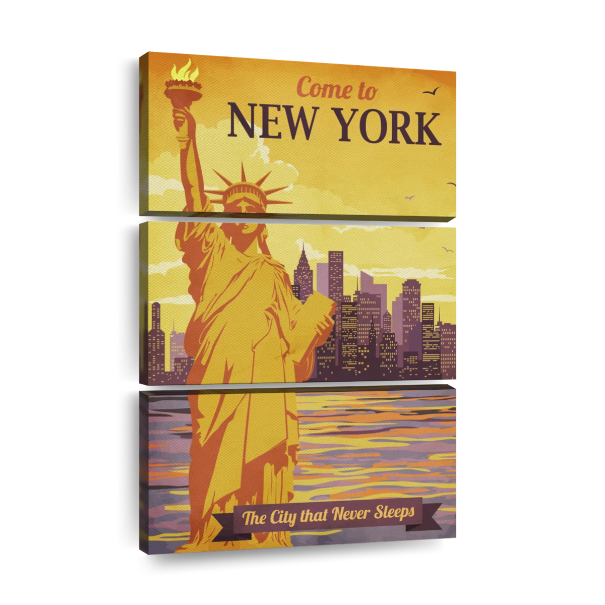 Wall Mural Vintage New York Poster 