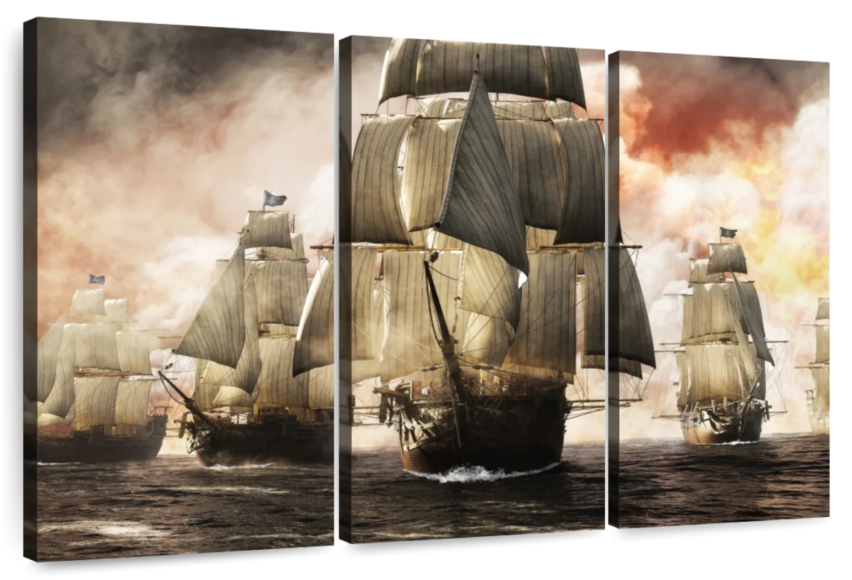 Pirate Ship Fleet Wall Art: Canvas Prints, Art Prints & Framed Canvas