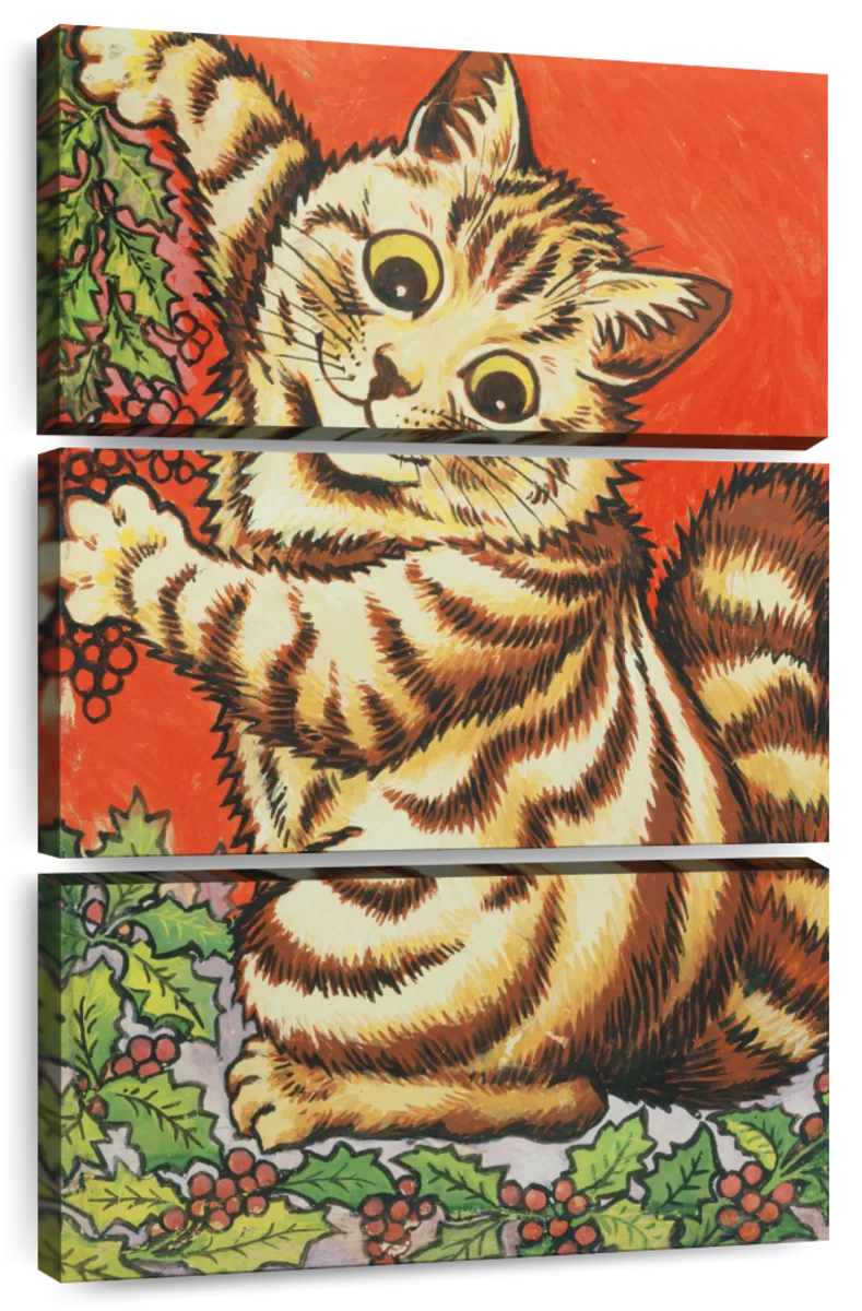 A Christmas Cat Art: Canvas Prints, Frames & Posters